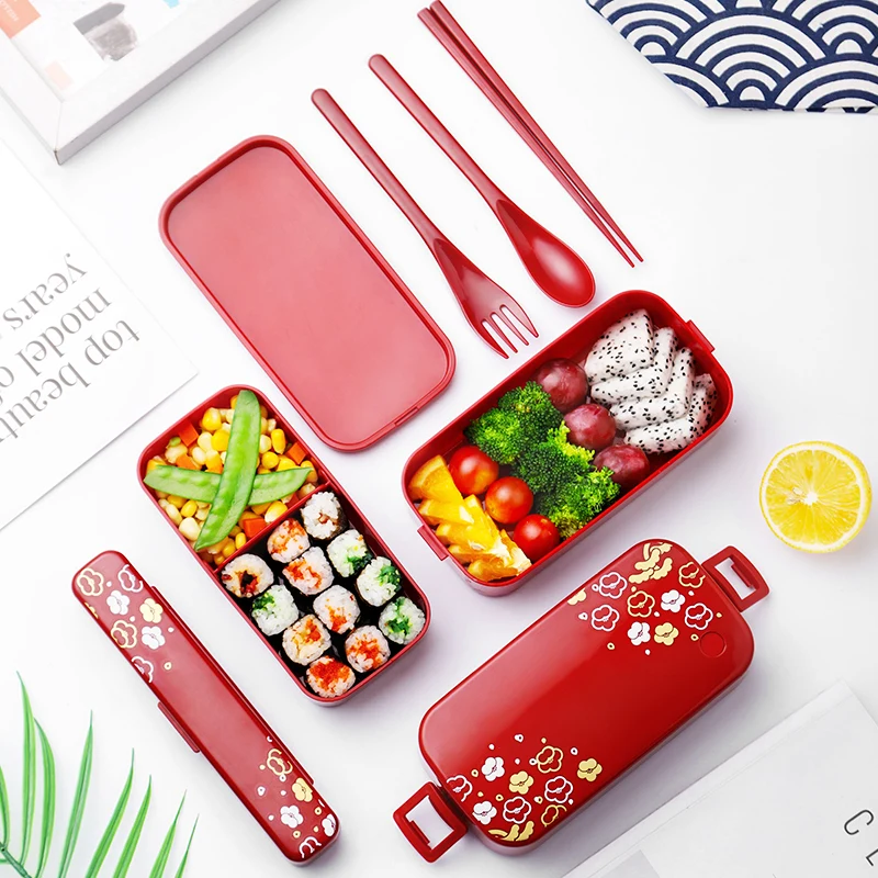 750ml Microwave Lunch Box 2 Layer Japanese Flower Bento Box for Food Container Storage Portable School Picnic with Lunch Bag
750ml Microwave Lunch Box 2 Layer Japanese Flower Bento Box for Food Container Storage Portable School Picnic with Lunch Bag