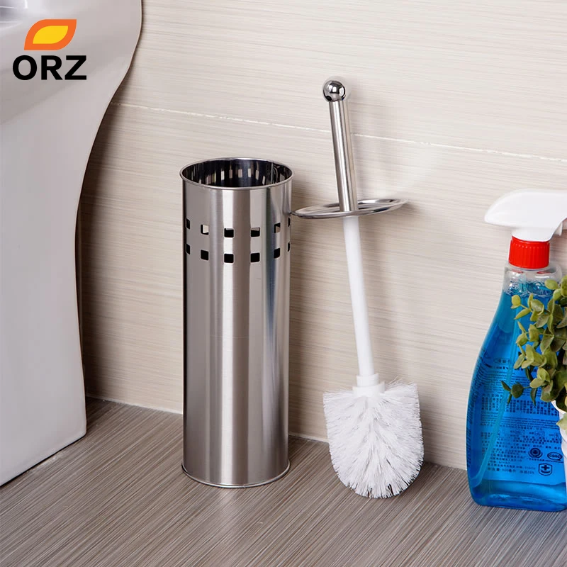 ORZ Vented Stainless Steel Toilet Brush Holder Bathroom Cleaning Brush with Stand Toilet Bowl Cleaner Bathroom Acccessories
ORZ Vented Stainless Steel Toilet Brush Holder Bathroom Cleaning Brush with Stand Toilet Bowl Cleaner Bathroom Acccessories