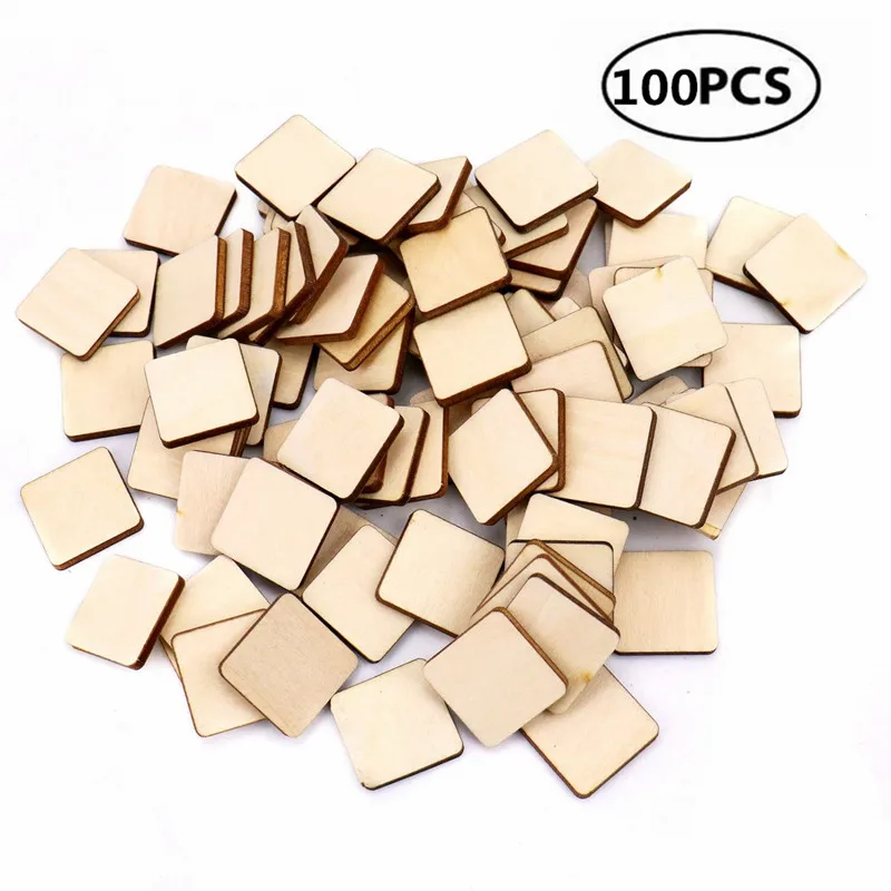 100pcs 20mm 0.78inch Blank Wood Squares Wood Pieces Unfinished Square Wooden Cutouts for DIY Arts Craft Project
100pcs 20mm 0.78inch Blank Wood Squares Wood Pieces Unfinished Square Wooden Cutouts for DIY Arts Craft Project