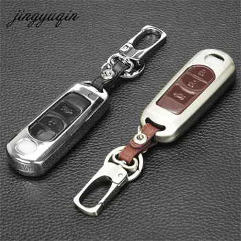 jingyuqin Zinc alloy+Leather Car Remote Key Case Cover For Mazda 2 3 6 Axela Atenza CX-5 CX5 CX-7 CX-9 2015-2017 Smart 3 Buttons
jingyuqin Zinc alloy+Leather Car Remote Key Case Cover For Mazda 2 3 6 Axela Atenza CX-5 CX5 CX-7 CX-9 2015-2017 Smart 3 Buttons