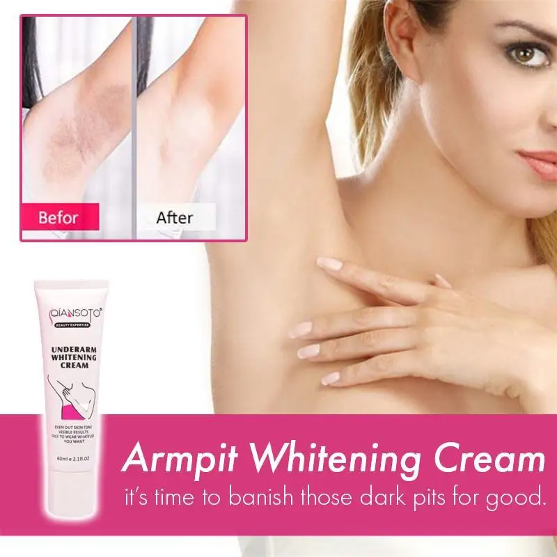 Armpit Whitening Cream Body Dark Skin Underarm Legs Knees Private Parts Bikini Underarm Inner Thigh Body Whitening Cream 60ml
Armpit Whitening Cream Body Dark Skin Underarm Legs Knees Private Parts Bikini Underarm Inner Thigh Body Whitening Cream 60ml