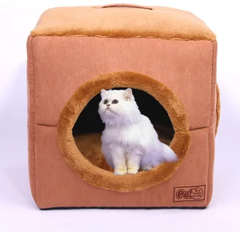 Warm Pet Bed House Square Cat House Winter Warm Dog House Multi-functional Travel Kennel Pet Products House Pet Beds for Cat
Warm Pet Bed House Square Cat House Winter Warm Dog House Multi-functional Travel Kennel Pet Products House Pet Beds for Cat