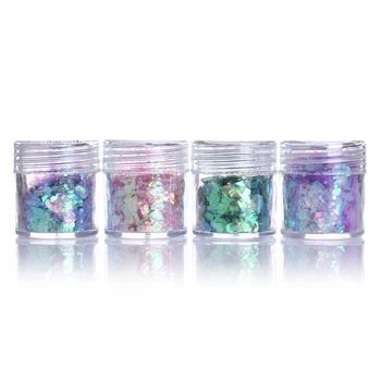 

1 Box Paillette Nail Sequins 10ml Pink Purple 1mm 2mm 3mm Mixed Size Glitter Powder Nail Decoration 4 Colors Available