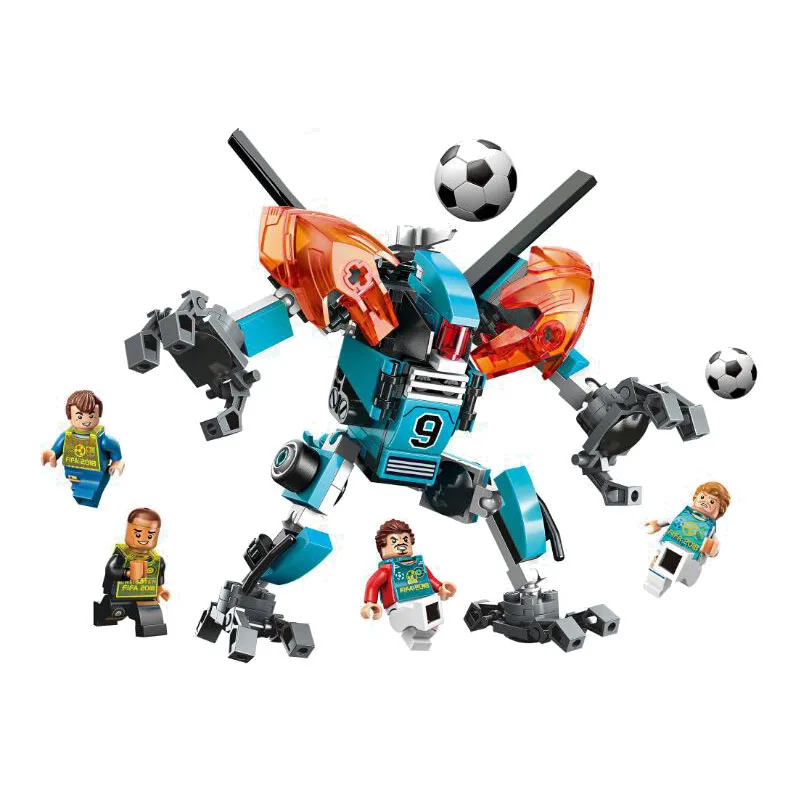 Enlighten Building Block Super Soccer World Cup Tear Defensive Line 4 Figures 155pcs Educational Technic Bricks Toy For Boy Gift
Enlighten Building Block Super Soccer World Cup Tear Defensive Line 4 Figures 155pcs Educational Technic Bricks Toy For Boy Gift