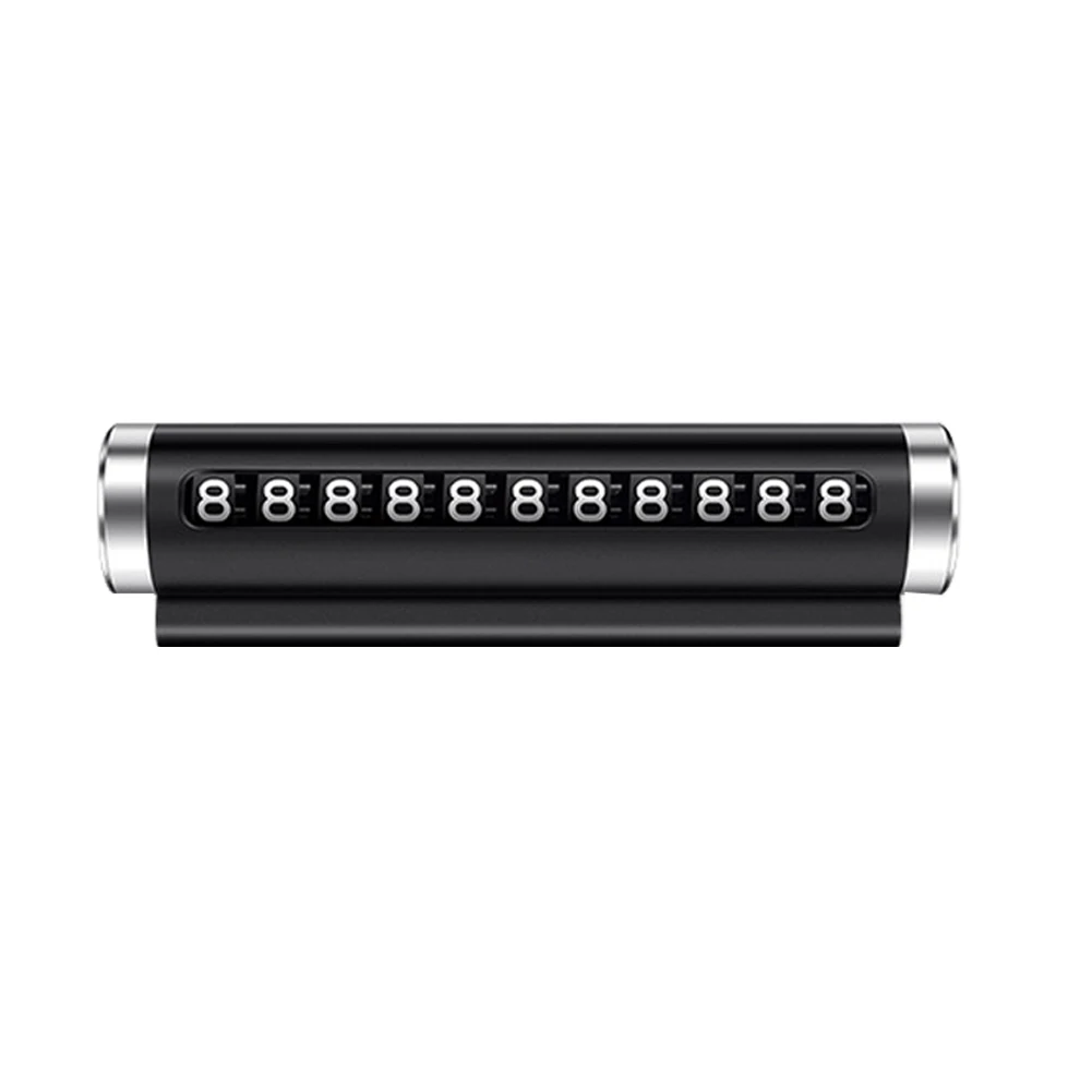 Stylish Car Temporary Stop Metal Parking Card Rotate Phone Number Display Plate Temporary Parking Plate
Stylish Car Temporary Stop Metal Parking Card Rotate Phone Number Display Plate Temporary Parking Plate