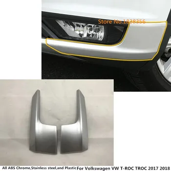 For Volkswagen VW T-ROC TROC 2017 2018 2019 Car ABS Chrome front Bumper Corner Protection Trim Fog light Eyelid eyebrow strip
For Volkswagen VW T-ROC TROC 2017 2018 2019 Car ABS Chrome front Bumper Corner Protection Trim Fog light Eyelid eyebrow strip