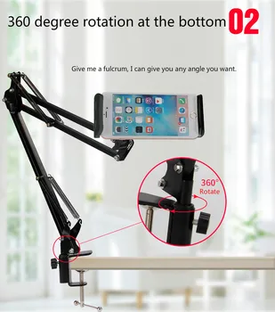 New Bracket Mobile Phone Bracket Tablet Universal Lazy Bed Head Universal Bracket for iPad
New Bracket Mobile Phone Bracket Tablet Universal Lazy Bed Head Universal Bracket for iPad