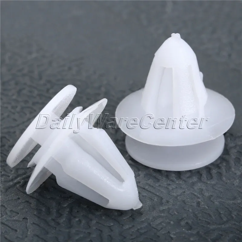 50Pcs White Plastic Rivet Retainer Car Door Trim Panel Clips For VW 8.3mm Hole Auto Bumper Push Engine Cover Fender Fasteners
50Pcs White Plastic Rivet Retainer Car Door Trim Panel Clips For VW 8.3mm Hole Auto Bumper Push Engine Cover Fender Fasteners