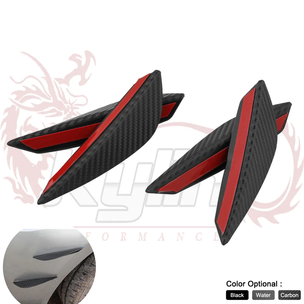 Universal 4pcs Fit Front Bumper Lip Splitter Fins Body Spoiler Canards Valence Anti-spill flow or Shark Fin Spoiler SSW004
Universal 4pcs Fit Front Bumper Lip Splitter Fins Body Spoiler Canards Valence Anti-spill flow or Shark Fin Spoiler SSW004