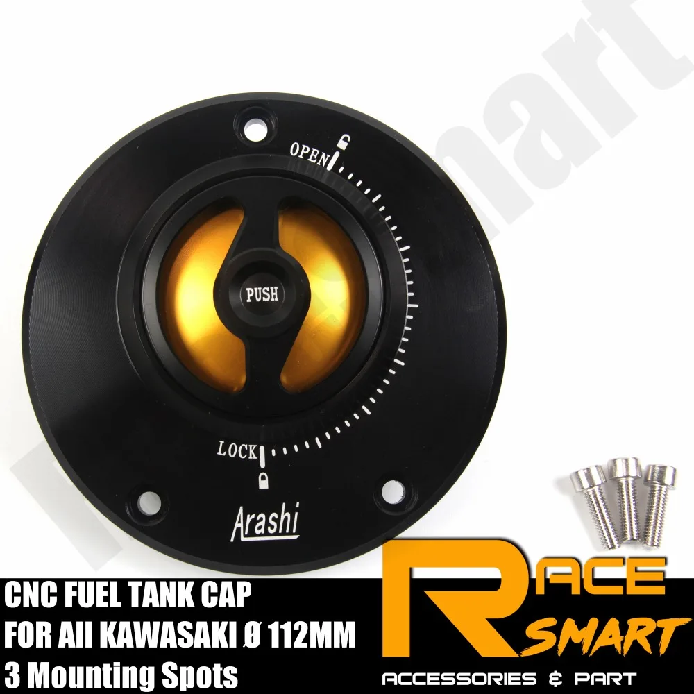 Motorcycle CNC Fuel Gas CAPS Tank Cap tanks Cover With Rapid Locking For Kawasaki 112mm and 3 Mounting Spots NINJA Accessories
Motorcycle CNC Fuel Gas CAPS Tank Cap tanks Cover With Rapid Locking For Kawasaki 112mm and 3 Mounting Spots NINJA Accessories