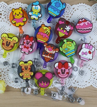 10pcs minnie Retractable Badge Reel High quality silicone Student Nurse ID Name Card Badge Holder Office Supplies
10pcs minnie Retractable Badge Reel High quality silicone Student Nurse ID Name Card Badge Holder Office Supplies