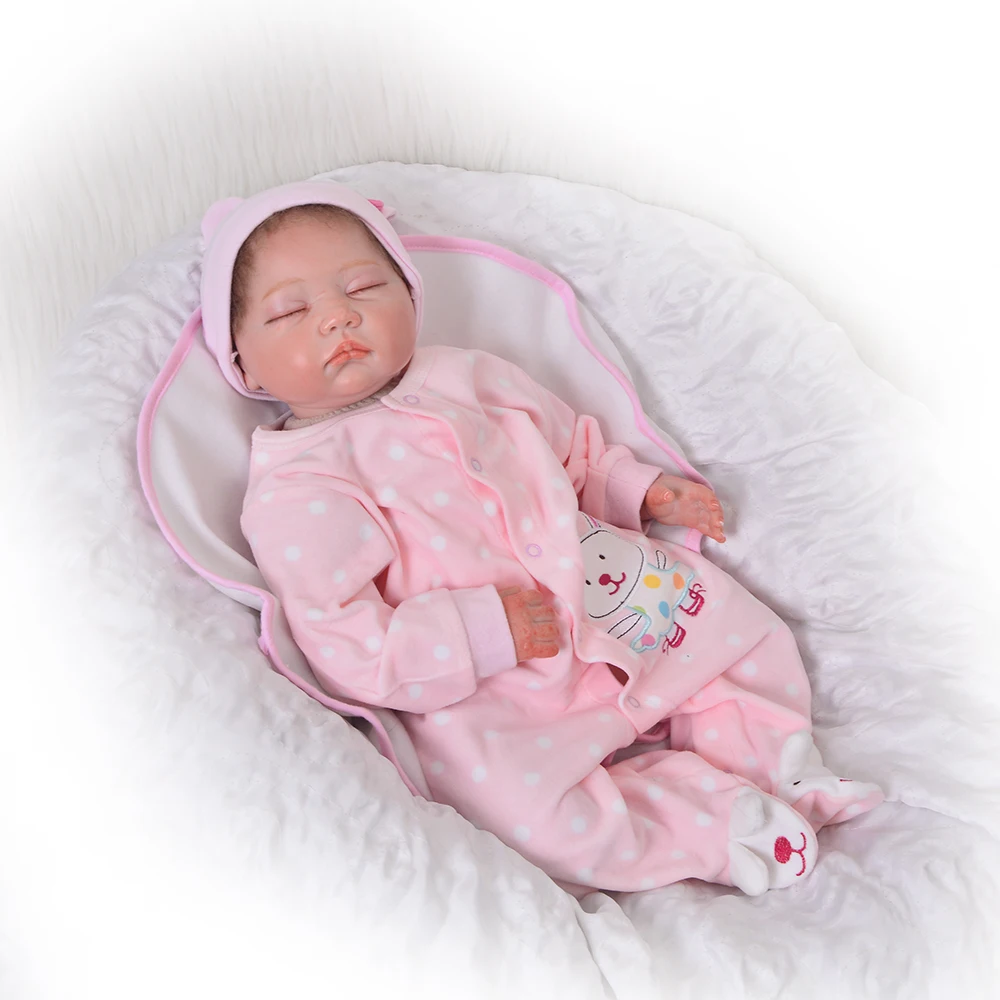 22 Inch Realistic Reborn Alive Doll Soft Silicone 55 cm Cotton Body Lifelike Babies Girl Dolls Toy For Toddler Christmas Gift
22 Inch Realistic Reborn Alive Doll Soft Silicone 55 cm Cotton Body Lifelike Babies Girl Dolls Toy For Toddler Christmas Gift