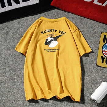 Casual Funny Mens Tshirts Summer Cotton Hip Hop Panda Clothes T-Shirt Streetwear Camiseta Masculina Branca Oversized T Shirt
Casual Funny Mens Tshirts Summer Cotton Hip Hop Panda Clothes T-Shirt Streetwear Camiseta Masculina Branca Oversized T Shirt