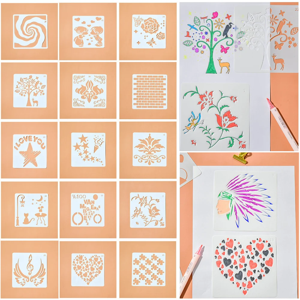 1PC DIY Craft Christmas Layering Stencils For Walls Painting Scrapbooking Stamp Album Decor Embossing Paper Card Template
1PC DIY Craft Christmas Layering Stencils For Walls Painting Scrapbooking Stamp Album Decor Embossing Paper Card Template