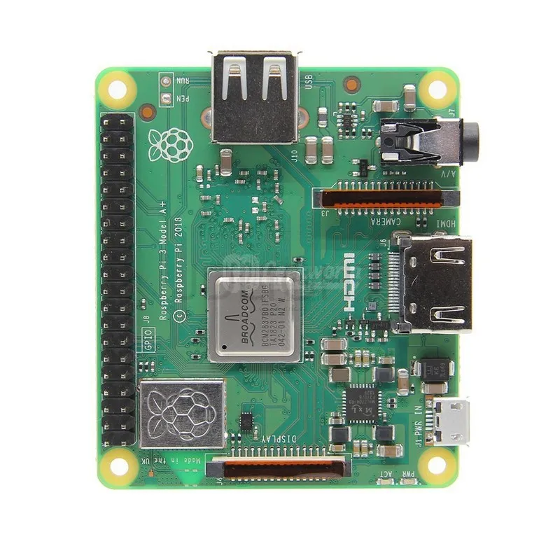 New Pi 3A+ 512MB LPDDR2 Raspberry Pi 3 Model A+ Plus 1.4GHz 4-Core CPU with dual-band Wireless LAN and Bluetooth 4.2 Heat Sink
New Pi 3A+ 512MB LPDDR2 Raspberry Pi 3 Model A+ Plus 1.4GHz 4-Core CPU with dual-band Wireless LAN and Bluetooth 4.2 Heat Sink