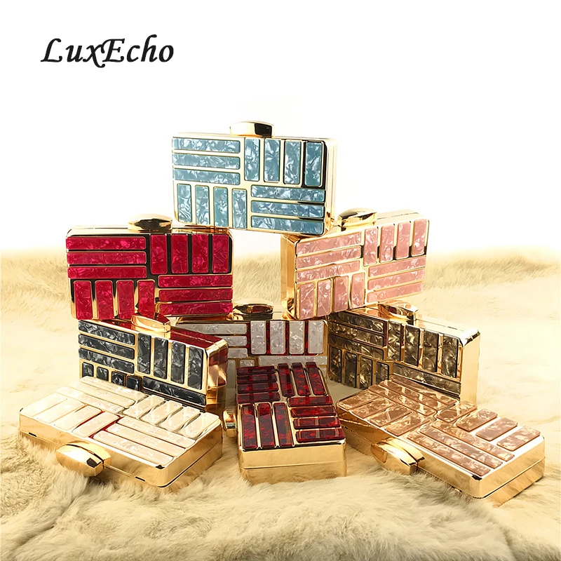 LuxEcho Acrylic Wedding purse Girl's Day Clutches Evening bags Party Chains Shoulderbags fashion square bags
LuxEcho Acrylic Wedding purse Girl's Day Clutches Evening bags Party Chains Shoulderbags fashion square bags