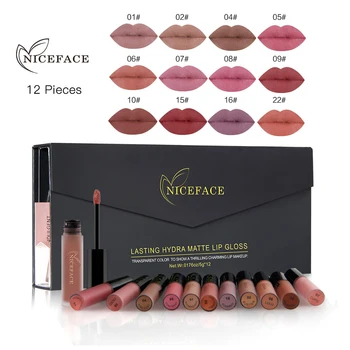12pcs Brand Waterproof Lipgloss Makeup Kit Pigmented Nude Red Long Lasting Lip Gloss Makeup Velvet Matte Liquid Lipstick Set
12pcs Brand Waterproof Lipgloss Makeup Kit Pigmented Nude Red Long Lasting Lip Gloss Makeup Velvet Matte Liquid Lipstick Set