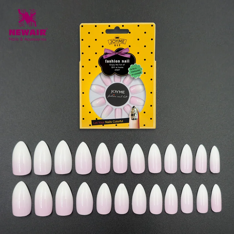 24PCS Stiletto False Nails with Designs Full Cover Fake Nail Tips Fuax Ongles Women Decorated Nail Art
24PCS Stiletto False Nails with Designs Full Cover Fake Nail Tips Fuax Ongles Women Decorated Nail Art