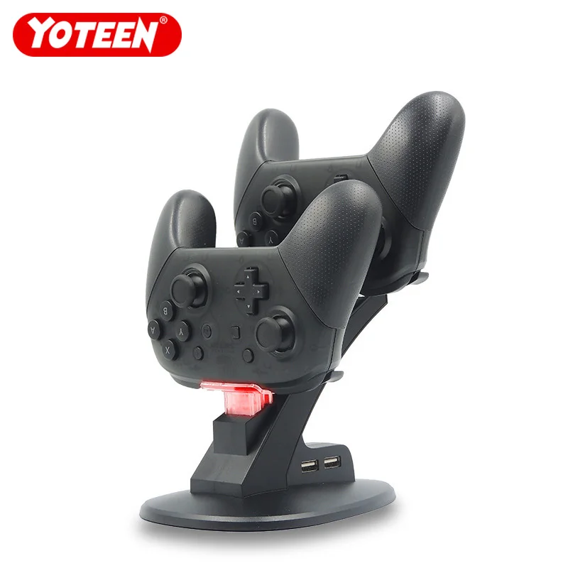 Yoteen Dual Charging Dock for Nintend Switch Pro Controller Stand Usb Charger LED Indicator Light with Extender Usb Port
Yoteen Dual Charging Dock for Nintend Switch Pro Controller Stand Usb Charger LED Indicator Light with Extender Usb Port