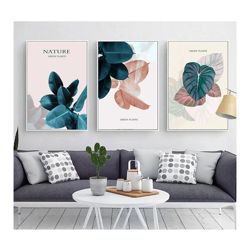 RuoGuan Nordic style leaf canvas painting posters and print modern decor wall art pictures for living room home decor SH-875
RuoGuan Nordic style leaf canvas painting posters and print modern decor wall art pictures for living room home decor SH-875