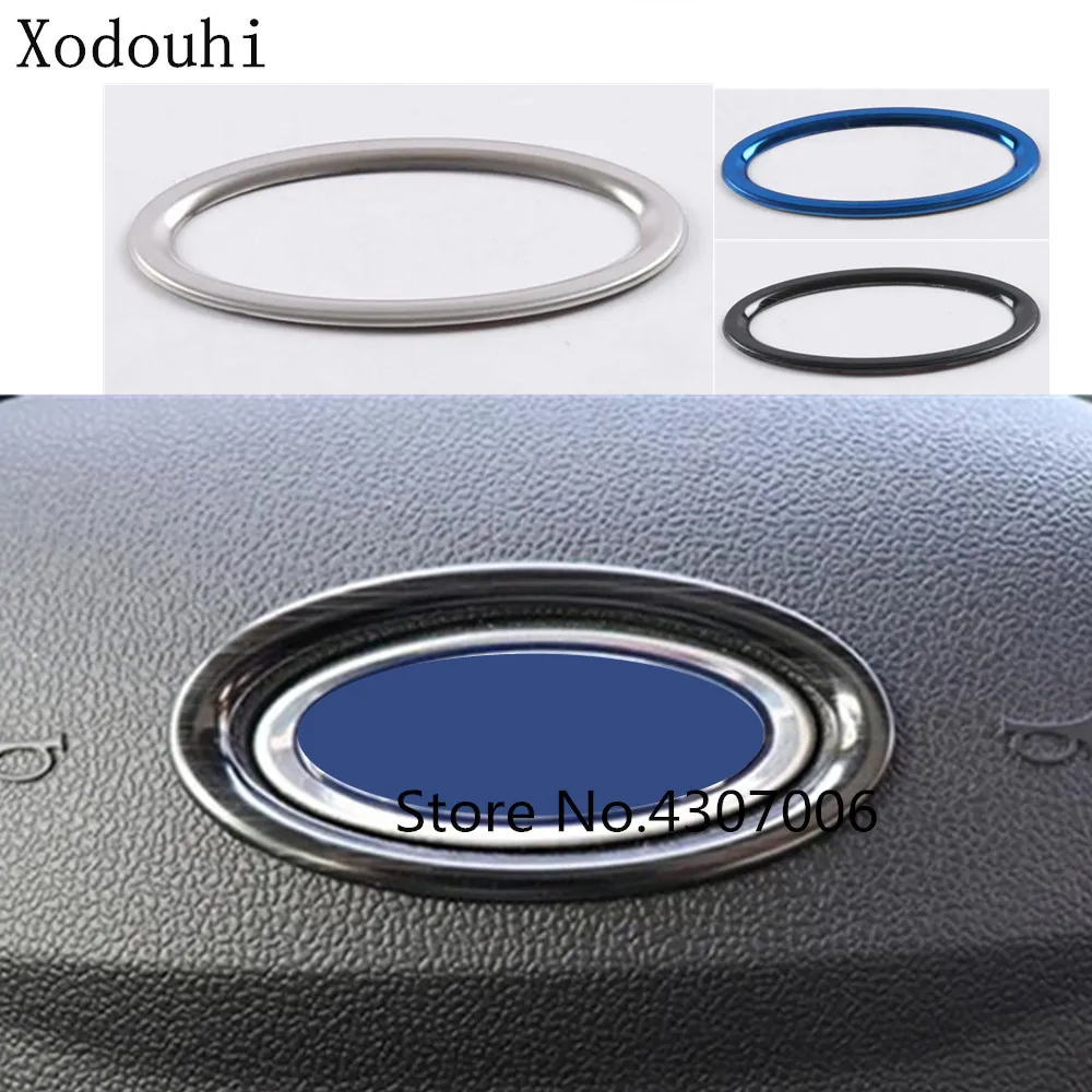 car stick styling cover Stainless steel middle ring round Steering wheel Interior Kit Trim frame For Ford Focus 2018 2019 2020
car stick styling cover Stainless steel middle ring round Steering wheel Interior Kit Trim frame For Ford Focus 2018 2019 2020