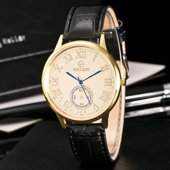 Dropshipping 2018 Business Men's Roman Numerals Leather Band Quartz Analog Luxury Dress Watches Relogio Masculino Heren Horloge
Dropshipping 2018 Business Men's Roman Numerals Leather Band Quartz Analog Luxury Dress Watches Relogio Masculino Heren Horloge