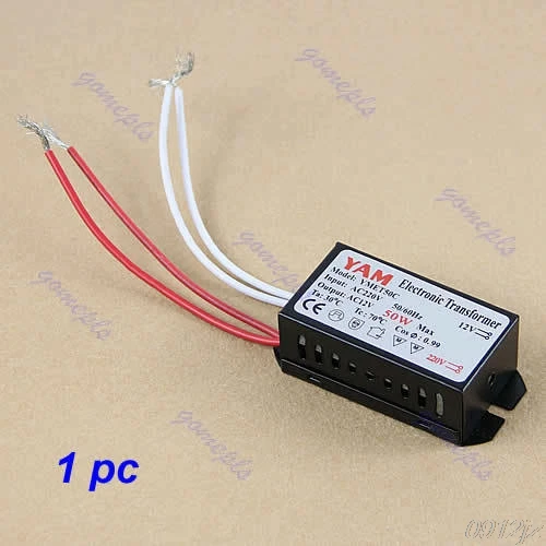 50W 220V Electronic Transformer Halogen Light LED Driver Power Supply Converter- C90A New Drop ship
50W 220V Electronic Transformer Halogen Light LED Driver Power Supply Converter- C90A New Drop ship