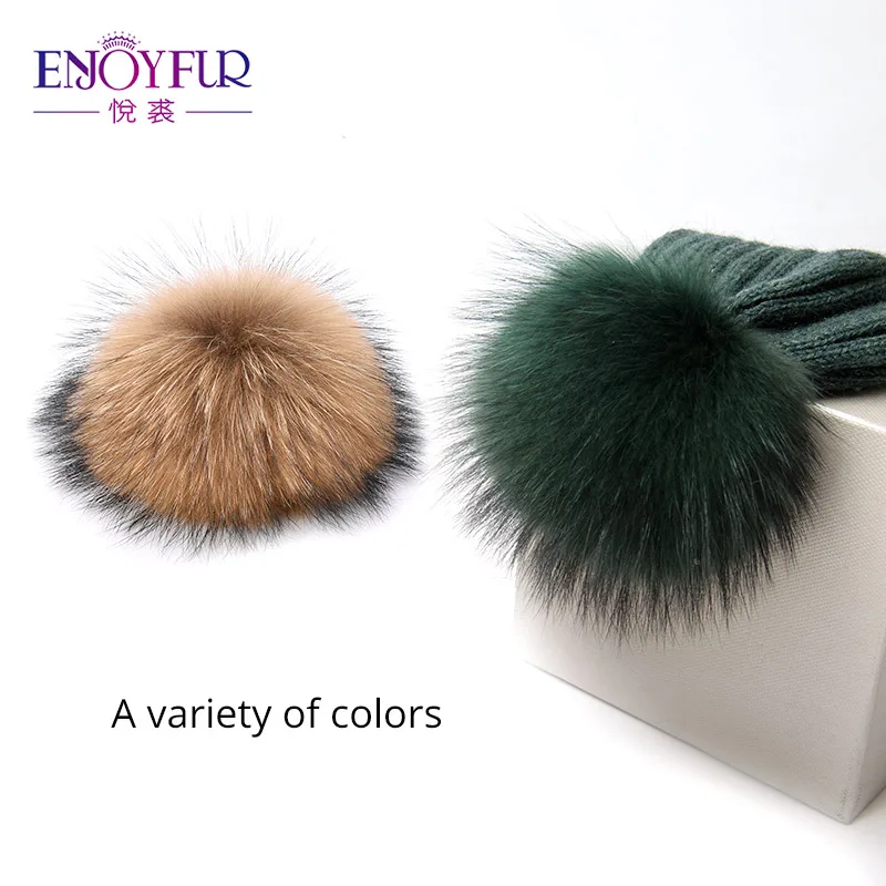 ENJOYFUR real raccoon fur pompom ball for hats female quality fox fur pompoms for women kids put on winter fur hat & cap beanies
ENJOYFUR real raccoon fur pompom ball for hats female quality fox fur pompoms for women kids put on winter fur hat & cap beanies