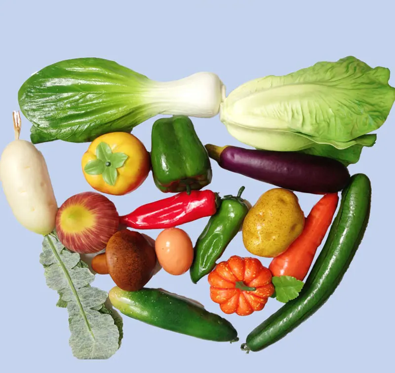 Real Size Foam Artificial Fruit Vegetable For Home Wedding