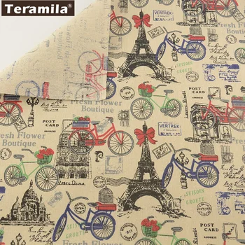 Print Bicycle Style Cotton Linen Fabric Sewing Material Tissu TERAMILA Tablecloth Pillow Bag Curtain Cushion Pillow Home Textile
Print Bicycle Style Cotton Linen Fabric Sewing Material Tissu TERAMILA Tablecloth Pillow Bag Curtain Cushion Pillow Home Textile