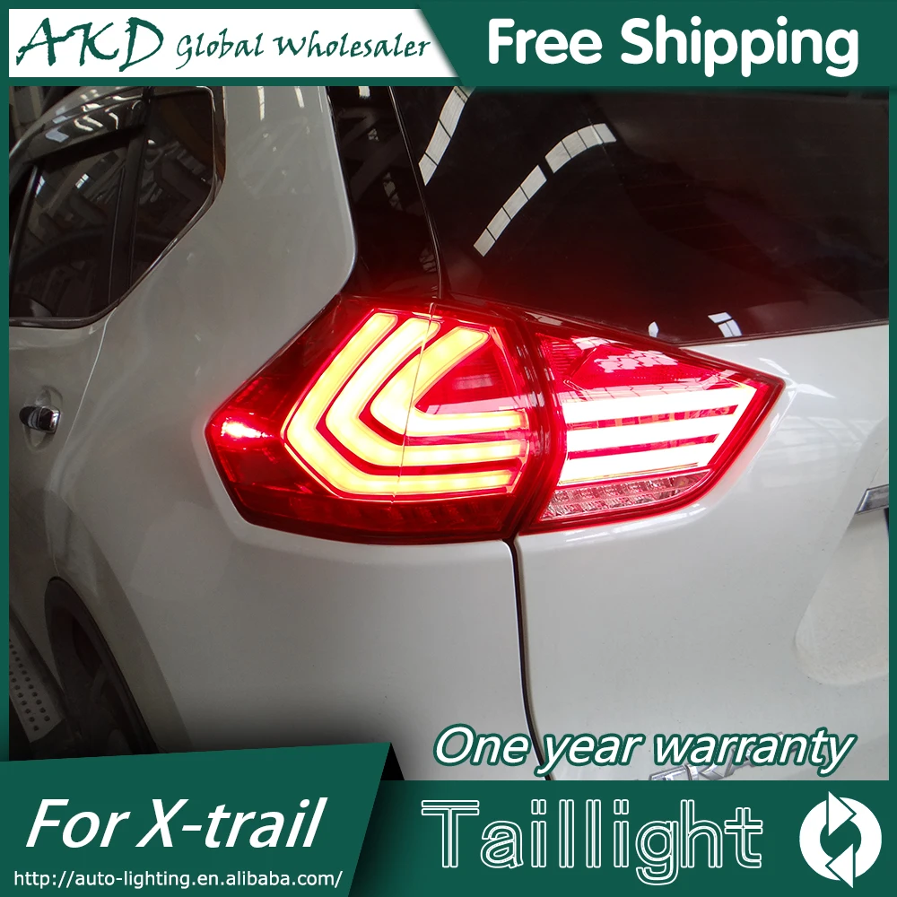AKD Car Styling for Nissan X-trail Tail Lights 2014-2015 New Rouge LED Tail Light Rear Lamp DRL+Brake+Park+Signal
AKD Car Styling for Nissan X-trail Tail Lights 2014-2015 New Rouge LED Tail Light Rear Lamp DRL+Brake+Park+Signal