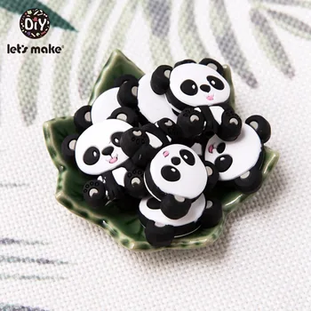 Let'S Make 50Pcs Silicone Baby Teether Mini Panda Tiny Rod Food Grade Meterial Silicone Teething Beads Kids Toy Baby Accessories
Let'S Make 50Pcs Silicone Baby Teether Mini Panda Tiny Rod Food Grade Meterial Silicone Teething Beads Kids Toy Baby Accessories