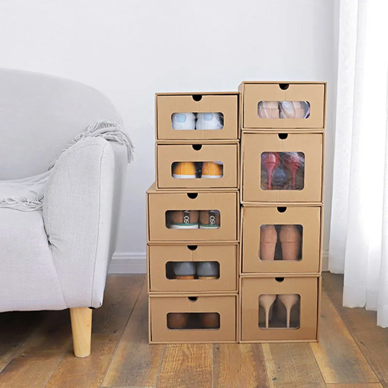 2019 Shoe Drawer Multi-purpose Storage Box Paper Shoes Case Dust Proof Shoe Holder Space Saving Cabinets Home Organizer
2019 Shoe Drawer Multi-purpose Storage Box Paper Shoes Case Dust Proof Shoe Holder Space Saving Cabinets Home Organizer