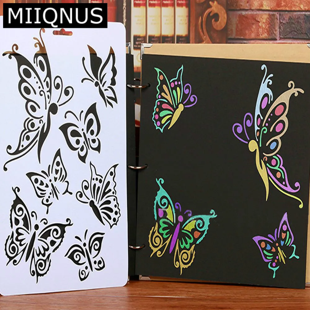 1PC Butterfly Layering Stencils For Walls Painting Scrapbooking Stamps Album Decorative Embossing Paper Cards DIY Craft Tools
1PC Butterfly Layering Stencils For Walls Painting Scrapbooking Stamps Album Decorative Embossing Paper Cards DIY Craft Tools