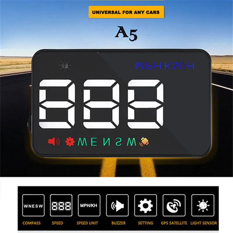 Auto HUD GPS Speedometer Speedo Head Up Display Digital Over Speed Alert Windshield Projetor Auto Navigation for BMW e3
Auto HUD GPS Speedometer Speedo Head Up Display Digital Over Speed Alert Windshield Projetor Auto Navigation for BMW e3