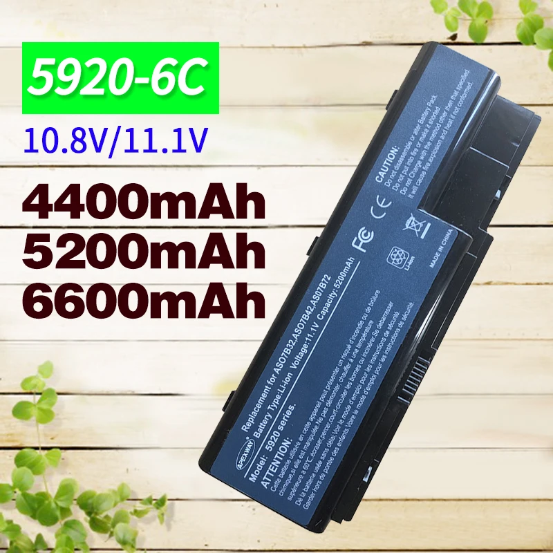 ApexWay 11.1v Laptop Battery for Acer Aspire 5930G 6530 6530G 6920 6920G 6930 6930G 6935 6935G 7220 7230 7330 7520 AS07B31
ApexWay 11.1v Laptop Battery for Acer Aspire 5930G 6530 6530G 6920 6920G 6930 6930G 6935 6935G 7220 7230 7330 7520 AS07B31