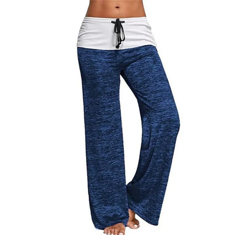 Blue Black Gray Plus Size 2XL Women Casual Long Pants 2019 New Summer Patchwork Wide Leg Pants Female Streetwear Loose Pant
Blue Black Gray Plus Size 2XL Women Casual Long Pants 2019 New Summer Patchwork Wide Leg Pants Female Streetwear Loose Pant