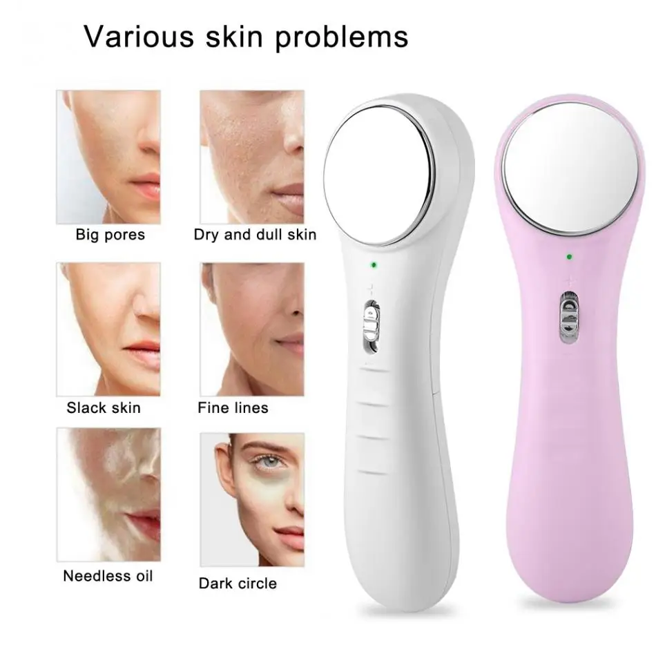 New Handheld Ultrasonic Ion Face Beauty Machine Face Cleaning Lifting Massager Face Cleaner Wrinkle Removal Skin Lift Massager
New Handheld Ultrasonic Ion Face Beauty Machine Face Cleaning Lifting Massager Face Cleaner Wrinkle Removal Skin Lift Massager