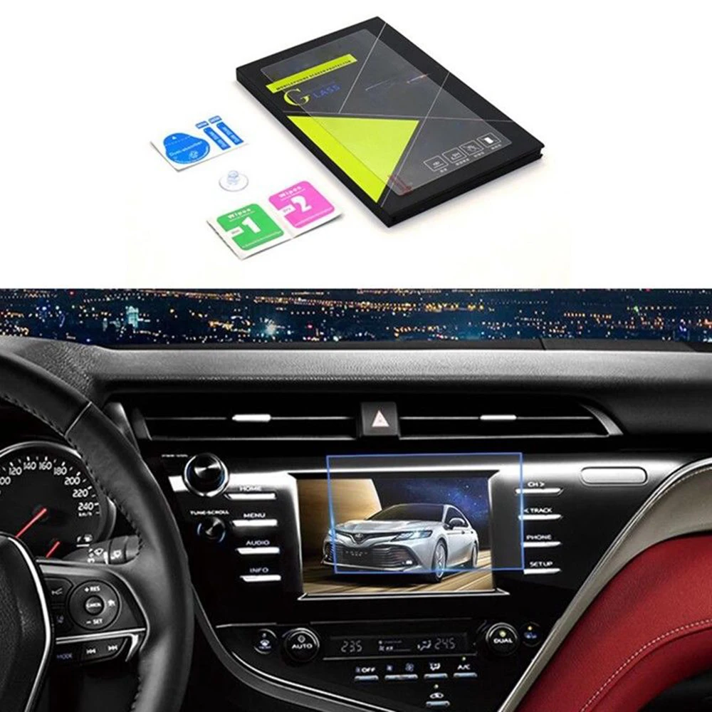 7'' HD Car GPS Navigation Screen Steel Protective Film Trim For Toyota Camry Center Console
7'' HD Car GPS Navigation Screen Steel Protective Film Trim For Toyota Camry Center Console