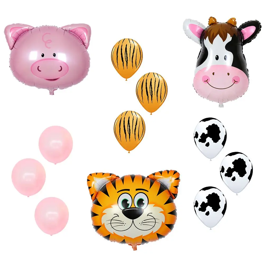 12pcs/lot Birthday Decoration 44*64cm Pig Cow Neddy Balloon Balloons for Farm Animal Theme Party Kid Birthday Party Supplies
12pcs/lot Birthday Decoration 44*64cm Pig Cow Neddy Balloon Balloons for Farm Animal Theme Party Kid Birthday Party Supplies