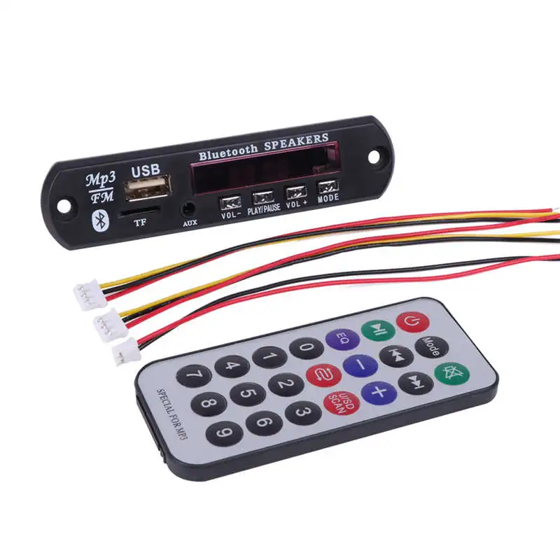 Wireless Bluetooth 12V Mp3 Wma Decoder Board Audio Module Usb Tf Radio Fm Aux For Car Accessories
Wireless Bluetooth 12V Mp3 Wma Decoder Board Audio Module Usb Tf Radio Fm Aux For Car Accessories