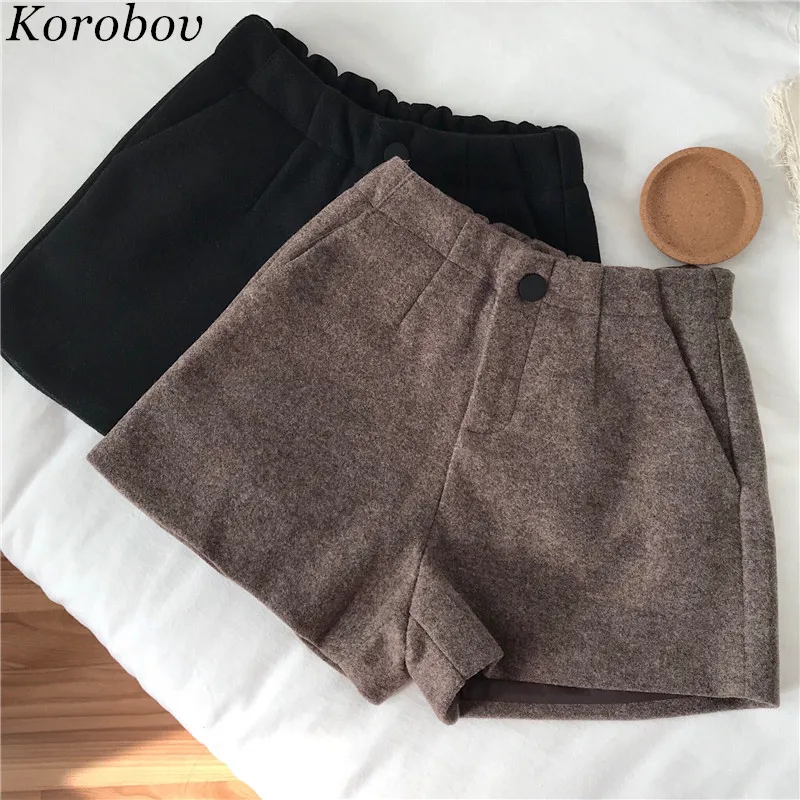 Korobov Spring New Fashion Black Shorts 2019 High Waist Women Short Slim Pockets Casual Korean Female Shorts 76936
Korobov Spring New Fashion Black Shorts 2019 High Waist Women Short Slim Pockets Casual Korean Female Shorts 76936
