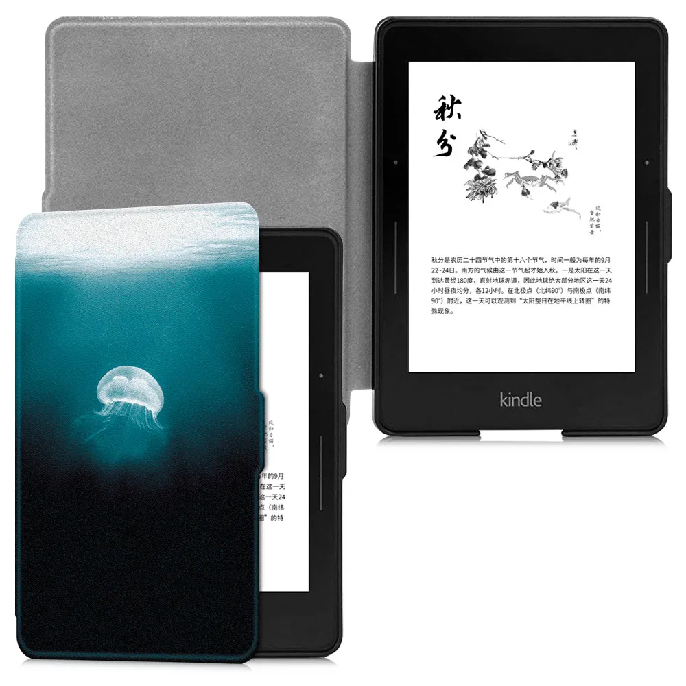 BOZHUORUI Cover Case for 6 Inch Amazon Kindle Voyage (2014) E-book with Auto Sleep/Wake Fashion Ultra-thin Painted Smart Case
BOZHUORUI Cover Case for 6 Inch Amazon Kindle Voyage (2014) E-book with Auto Sleep/Wake Fashion Ultra-thin Painted Smart Case