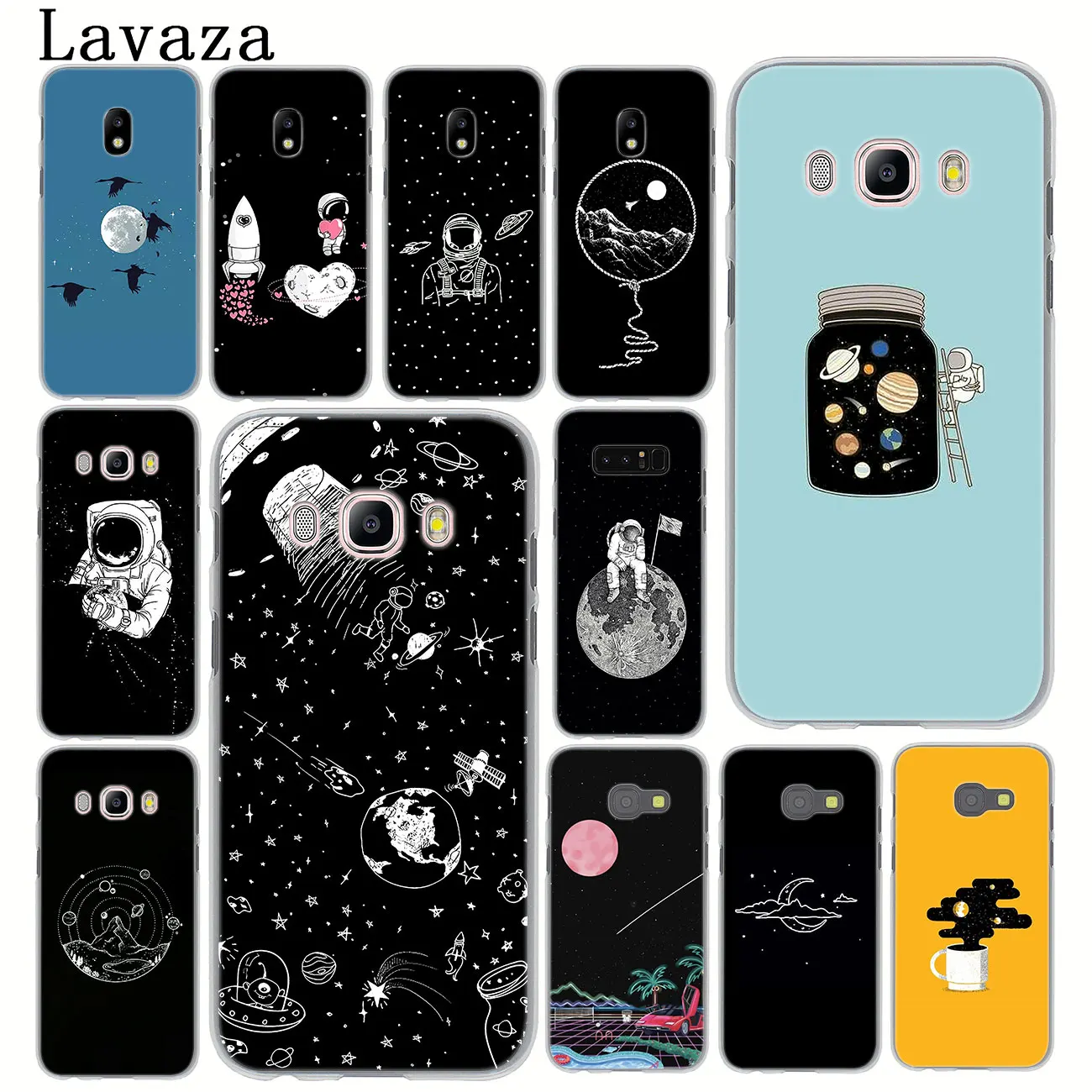 Lavaza black with white moon stars space astronaut Case for Samsung Galaxy J6 J3 J1 J2 J5 2015 2016 Prime J7 2017 EU US Version
Lavaza black with white moon stars space astronaut Case for Samsung Galaxy J6 J3 J1 J2 J5 2015 2016 Prime J7 2017 EU US Version