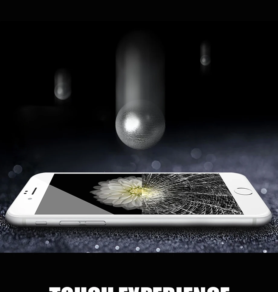 11-PC-5D Glass on the for iPhone 6 7 Tempered Glass For iPhone X 7 8 Plus Screen Protective Film