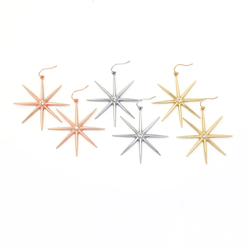 2019 Minimalist Style Three Color Anise Star Drop Earrings For Women Gifts Crystal Dangle Earrings Fashion Jewelry Accessories
2019 Minimalist Style Three Color Anise Star Drop Earrings For Women Gifts Crystal Dangle Earrings Fashion Jewelry Accessories