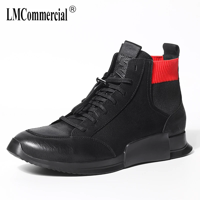 Genuine leather men's Martin boots high-top shoes autumn winter all-match cowhide breathable casual boots men Chelsea boots male
Genuine leather men's Martin boots high-top shoes autumn winter all-match cowhide breathable casual boots men Chelsea boots male