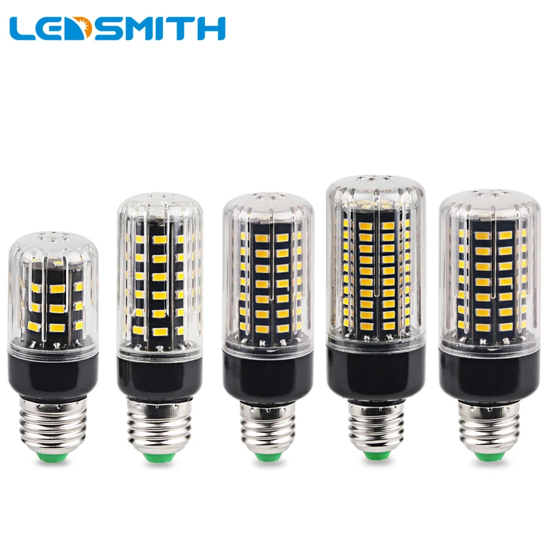 E27 E14 No Flicker LED Lamp Bulb Smart IC AC85-265V Corn Light SMD 5736 3W 7W 9W 15W Chandelier Spotlight for Home Decoration
E27 E14 No Flicker LED Lamp Bulb Smart IC AC85-265V Corn Light SMD 5736 3W 7W 9W 15W Chandelier Spotlight for Home Decoration