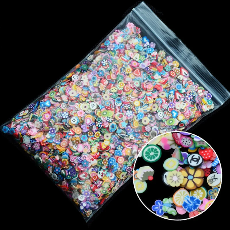 1000pc/bag Nail Art Decorations Fruit Flower Cartoon Smiley Heart Feather Animal Fimo 3d Manicure Polymer Clay Nails Sticker New
1000pc/bag Nail Art Decorations Fruit Flower Cartoon Smiley Heart Feather Animal Fimo 3d Manicure Polymer Clay Nails Sticker New