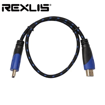 REXLIS Nylon Braid HDMI Cable 1080P 3D V1.4 Fast Speed 0.5m 1m 1.8m 3m 5m 10m 15m HDMI Code for PS4 Projector HDTV
REXLIS Nylon Braid HDMI Cable 1080P 3D V1.4 Fast Speed 0.5m 1m 1.8m 3m 5m 10m 15m HDMI Code for PS4 Projector HDTV